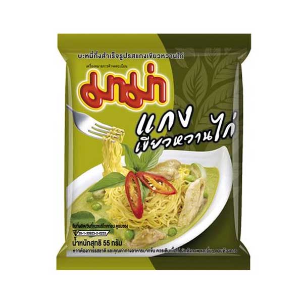 มาม่า แกงเขียวหวานไก่ 55 ก. (1x6x30)