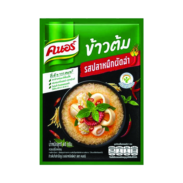 คนอร์ ข้าวต้มรสผัดฉ่า ซอง 40 ก. P18