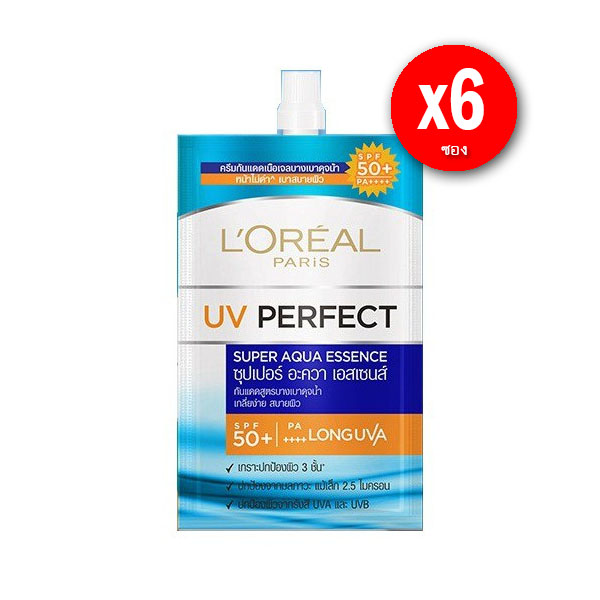 ลอรีอัล ยูวี อะควา เอสเซนส์ ครีม เนื้อเจล SPF50 PA++ 7 มล.