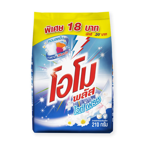 โอโม พลัส มอร์นิ่งบลูม 18 บ. 210 ก.(1x6x6)