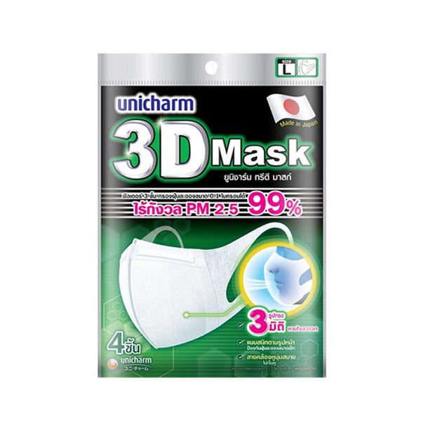 3D mask หน้ากากอนามัย ไซต์ L